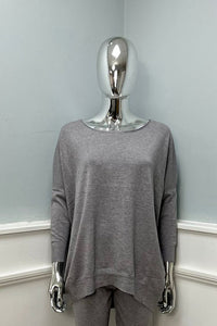 Super Soft, Round Neck, Elasticated Waist, VOYELLES, Knitted Two Piece Set