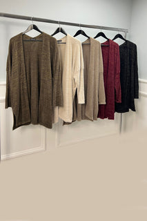 Open-Front Longline Cardigan