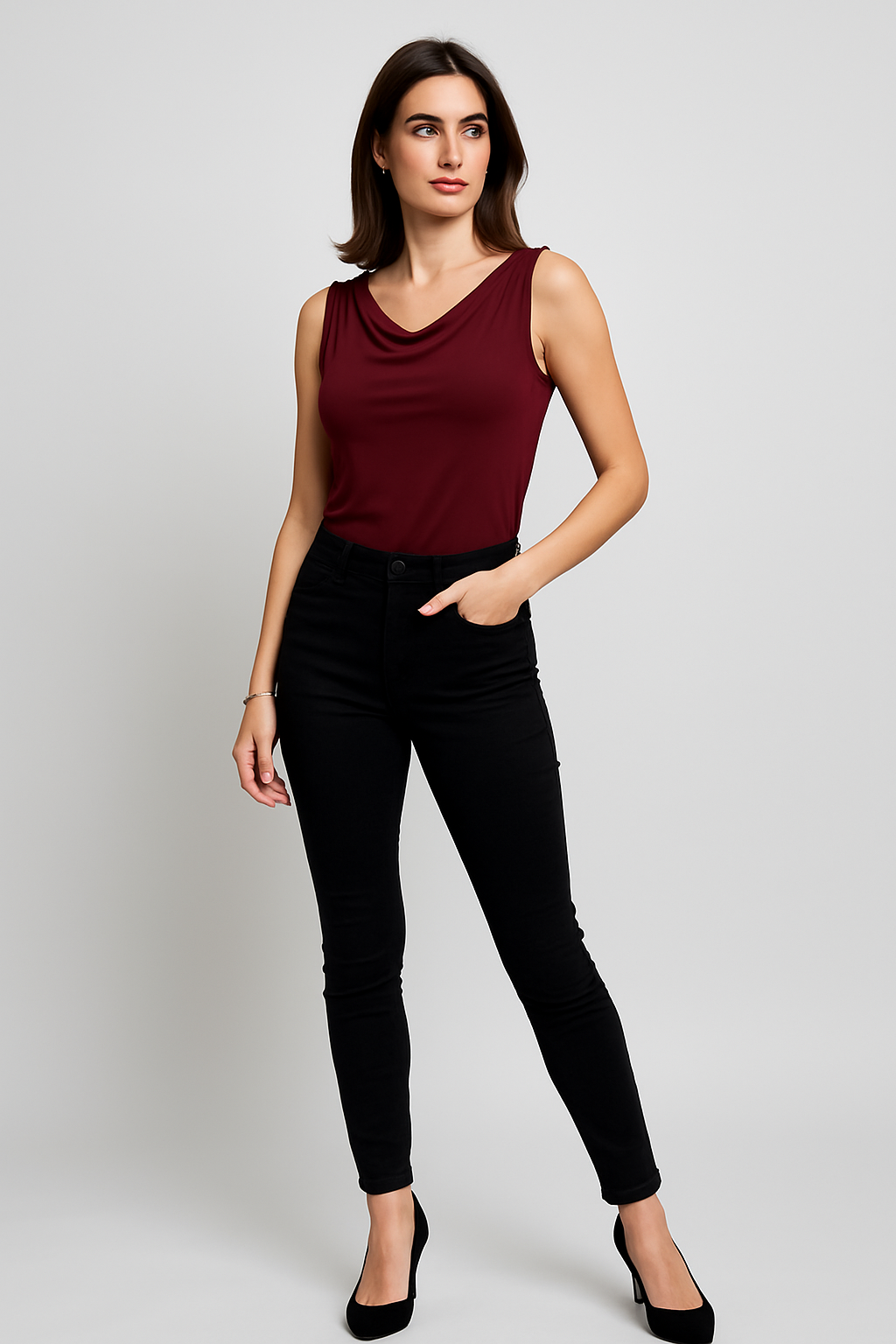 Zara Inspired, Off The Shoulder, Viscose Bodysuit.
