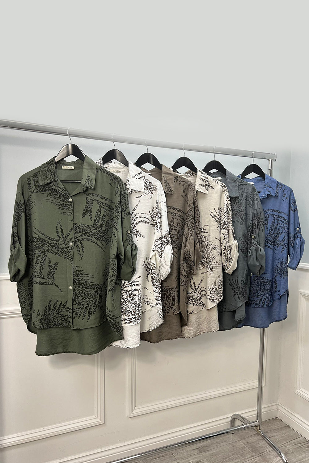 High Low Viscose Shirt