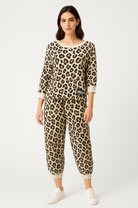Leopard Print Loungewear Co-Ord Set