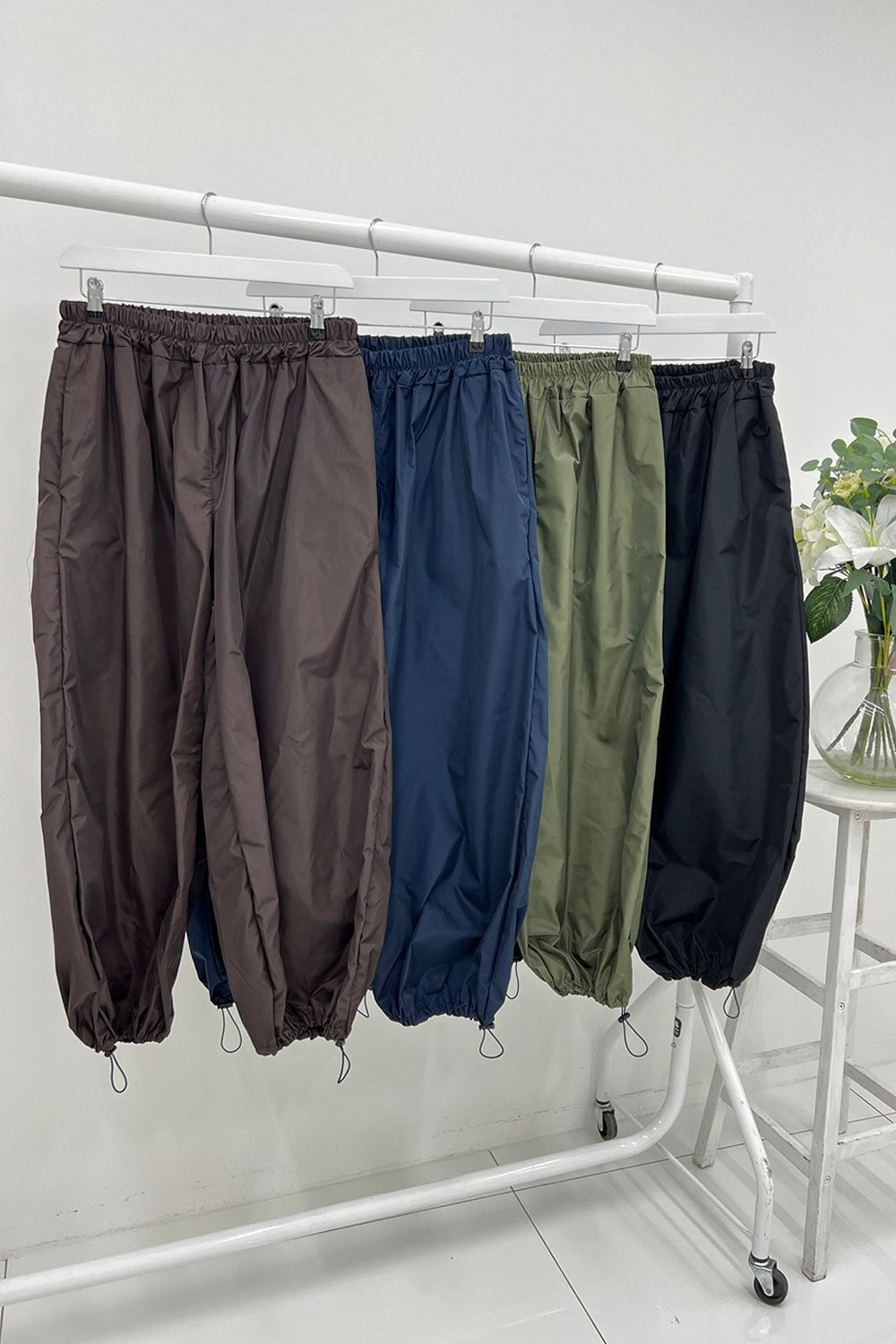Relaxed Fit parachute trousers