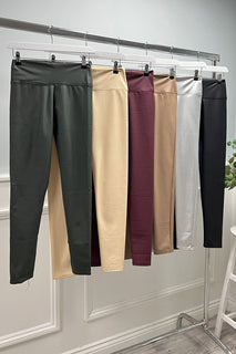 ‘Yu & Me’ Pu Leggings