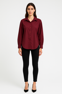 100% Cotton, High Low Shirt