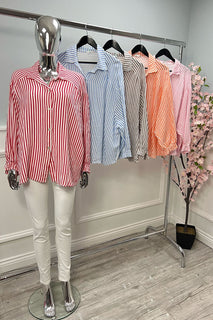 Collared, Button Through, 100% Cotton, Cheesecloth Shirt