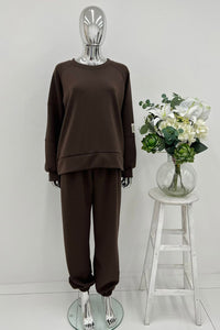 Oversized Co-Ord with Elastic waistband & Statement patch on the sleeve