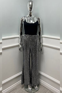 Wide Leg Sequin Trouser.
