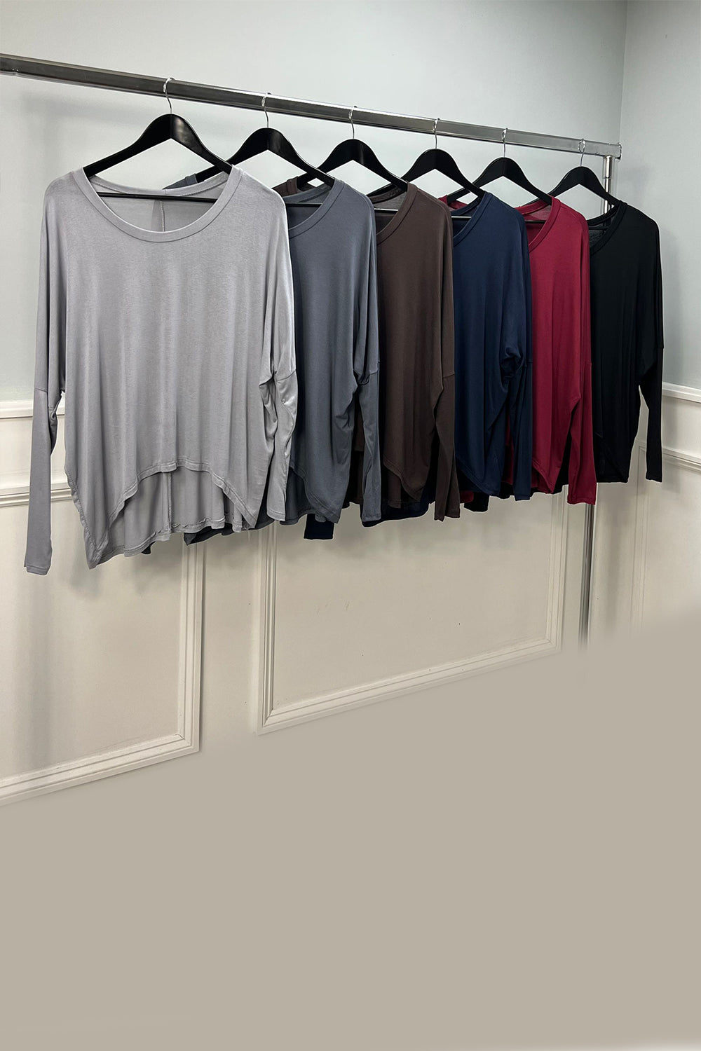 High Low Viscose Top