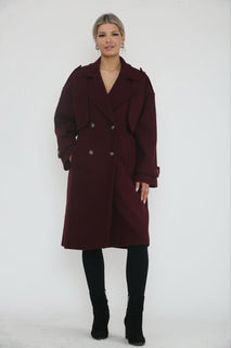 Button Detailed, Two Pocket Coat