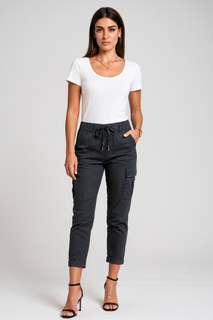 Elasticated Waist, Two Pocket Detailed, Combat Magic Trouser.
