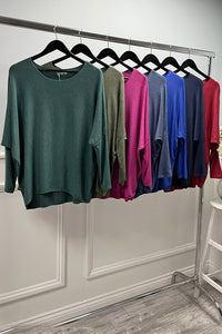 Round Neck, Viscose & Nylon Light Knitted Top