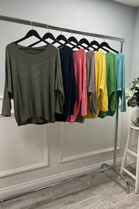 Round Neck, Viscose & Nylon Light Knitted Top