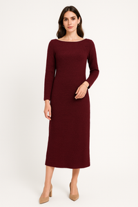 deep wine lace overlay dress with a satin slip