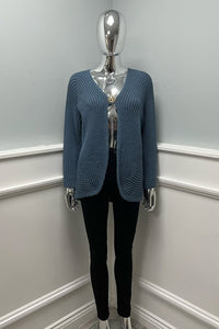 Sun Broach Detailed Knitted Bolero