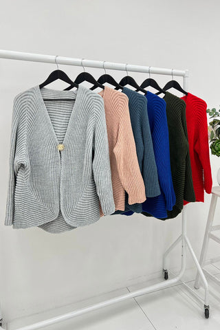 Sun Broach Detailed Knitted Bolero