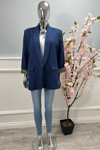 Collared, Two Pocket Detailed, Double Layered Blazer