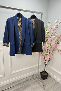 Collared, Two Pocket Detailed, Double Layered Blazer