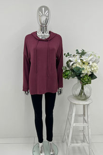 Lana Wool & Viscose Light Knitted Hoodie