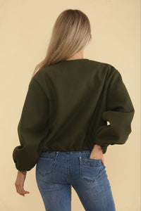 Crop Bomber Jacket