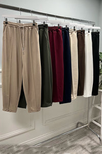 Elasticated Waist, Drawstring Detailed, Two Pocket Trouser