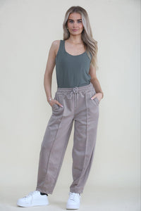 Elasticated Waist, Drawstring Detailed, Two Pocket Trouser