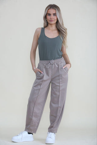 Elasticated Waist, Drawstring Detailed, Two Pocket Trouser