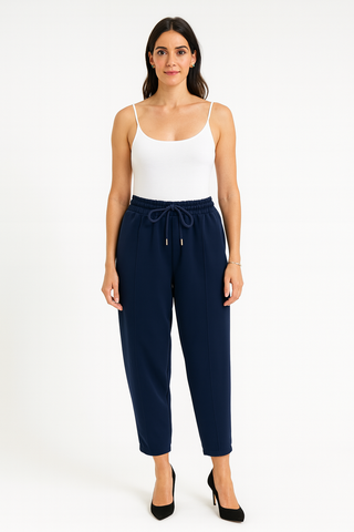 Elasticated Waist, Drawstring Detailed, Two Pocket Trouser