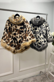 Fur Detailed Poncho