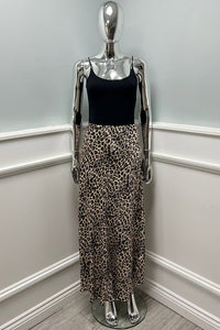 Elasticated Waist Satin Skirt