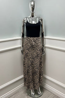 Elasticated Waist Satin Skirt