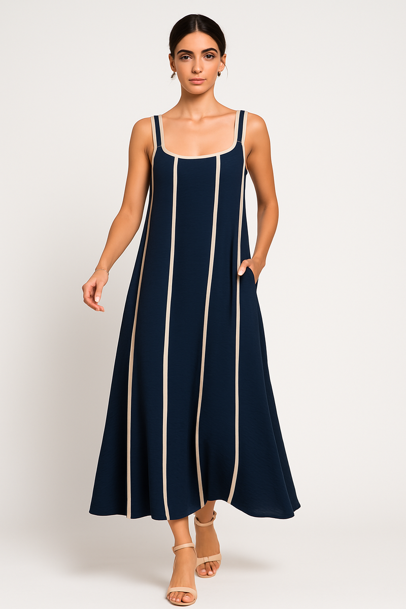 Two Pocket Maxi Dress.