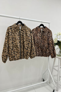 Double Layered, Two Pocket Suede Bomber Jacket