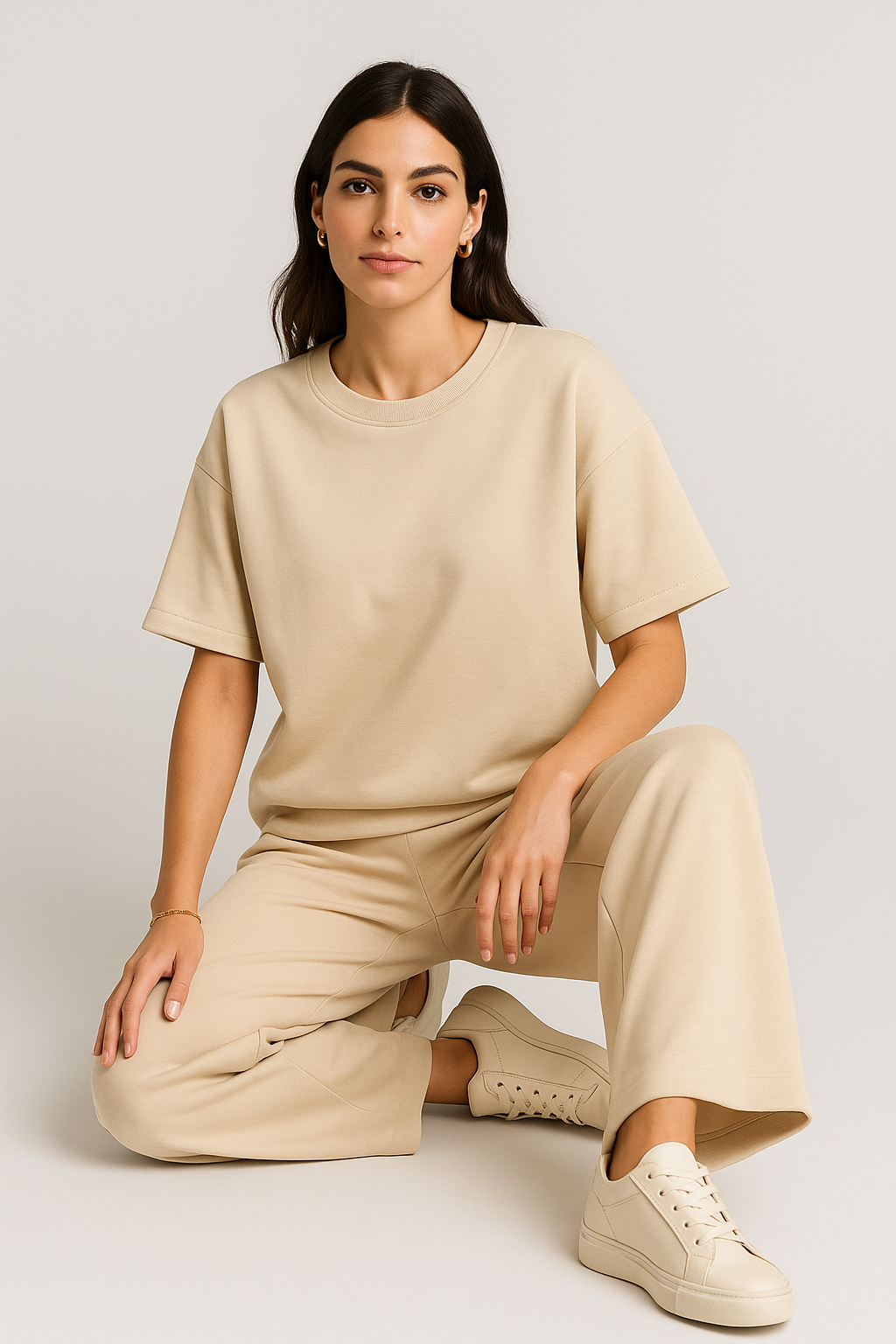 Relaxed-Fit Co-ord Set – Minimalist comfort meets modern style