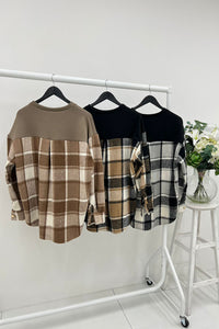 Round Neck High Low Top.