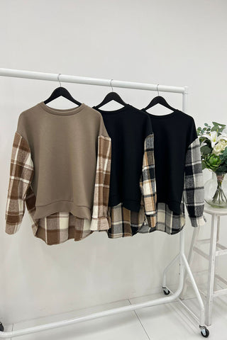 Round Neck High Low Top.