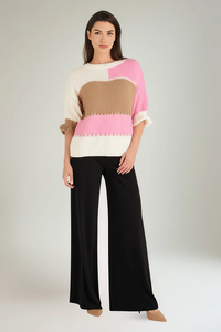 Round Neck, Acrylic Knitted Jumper