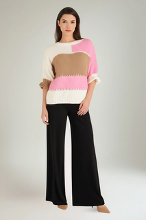 Round Neck, Acrylic Knitted Jumper