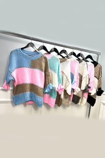 Round Neck, Acrylic Knitted Jumper