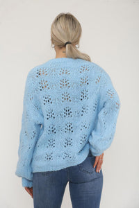 Crew Neck,Textured Knit  jumper