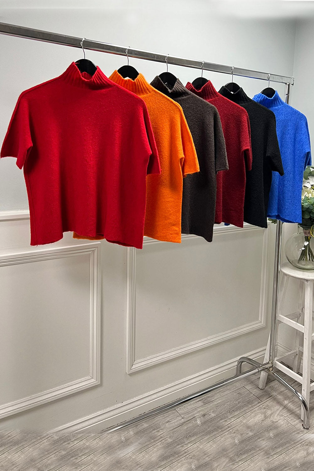Soft , Short-Sleeve Knit Jumpers
