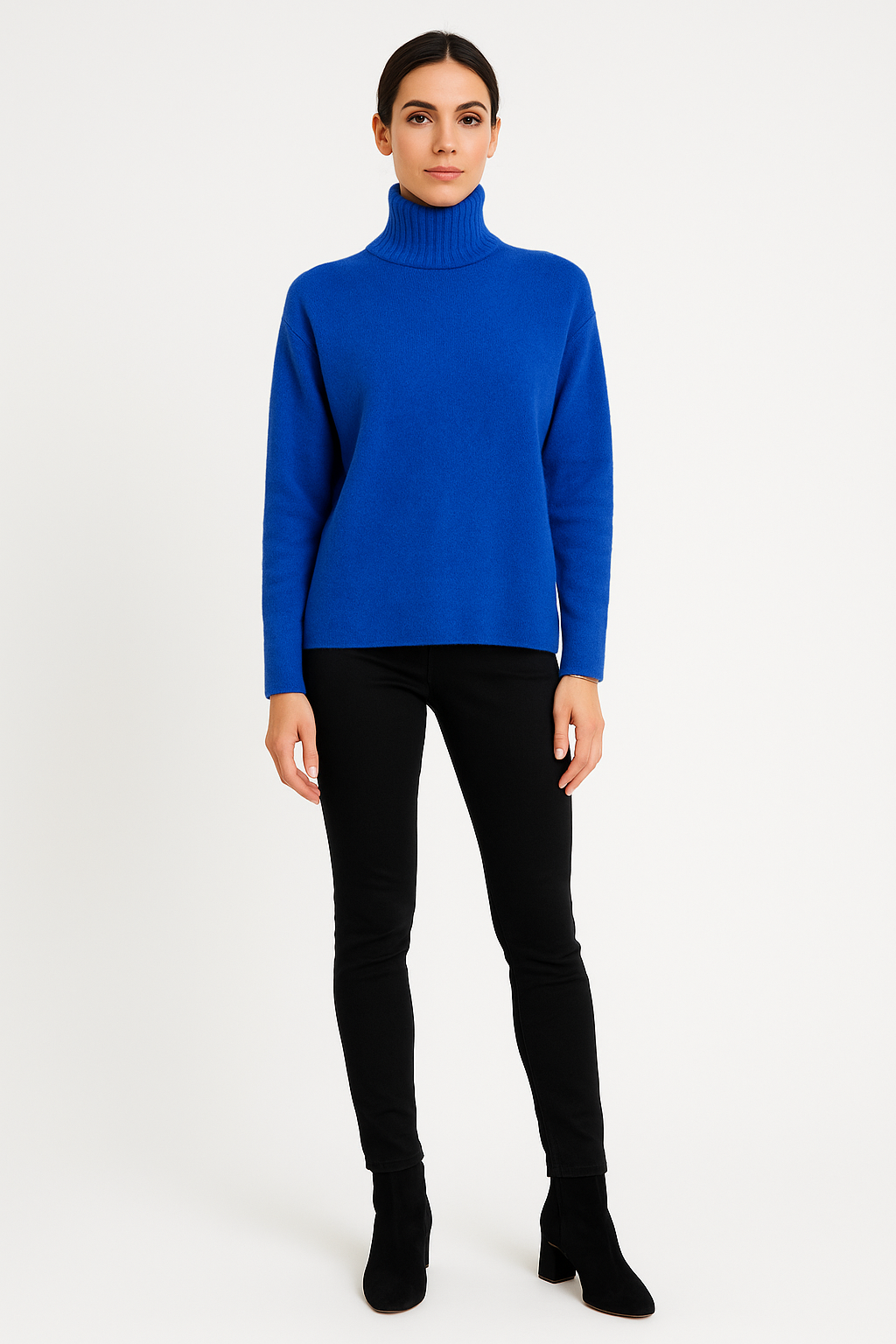 High Neck , Long Sleeves knitted jumper