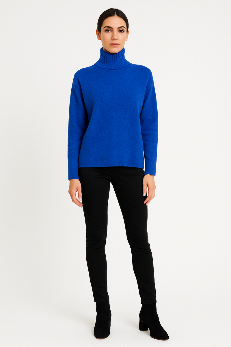 High Neck , Long Sleeves knitted jumper