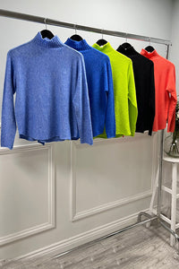 High Neck , Long Sleeves knitted jumper