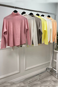 High Neck , Long Sleeves knitted jumper