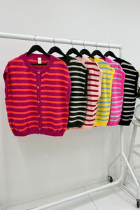 Mohair, Nylon & Acrylic Knitted Cardigan