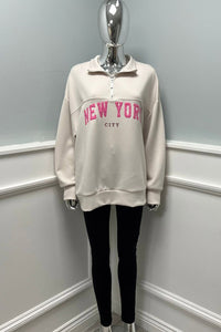 New York Half-Zip Jumper