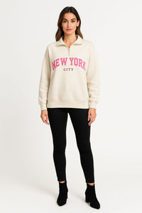 New York Half-Zip Jumper