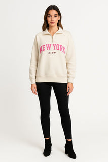 New York Half-Zip Jumper