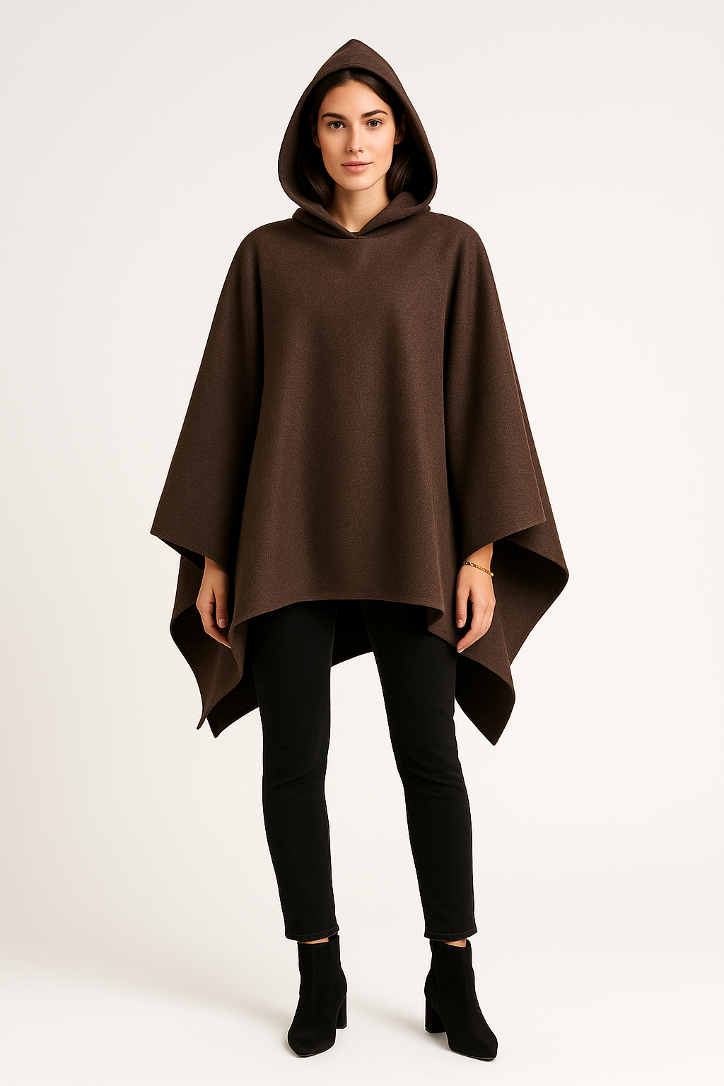 Hooded Wool Cape