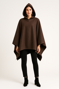 Hooded Wool Cape
